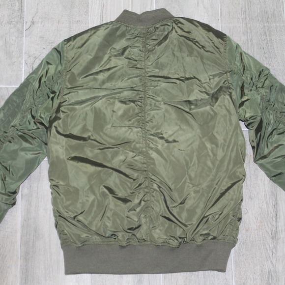 American Rag Bomber Jacket Olive - Picture 8 of 8